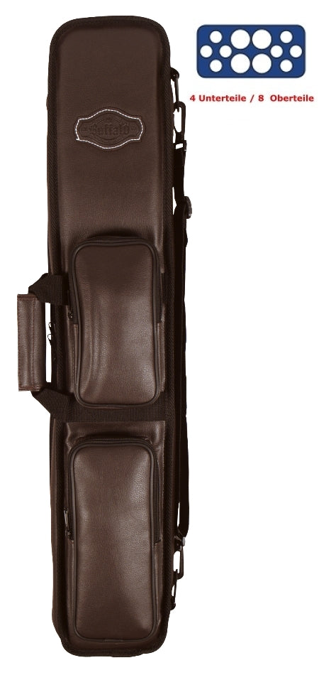 Queuetasche Buffalo 4/8 braun