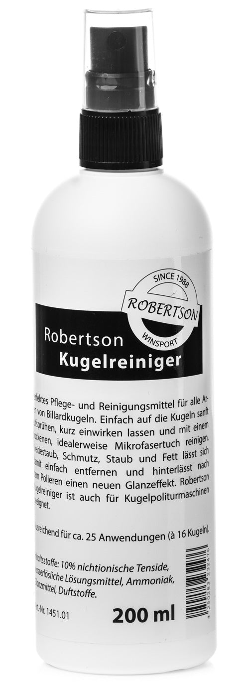 Kugeln Robertson Set inkl. Reiniger und Mikrofasertuch
