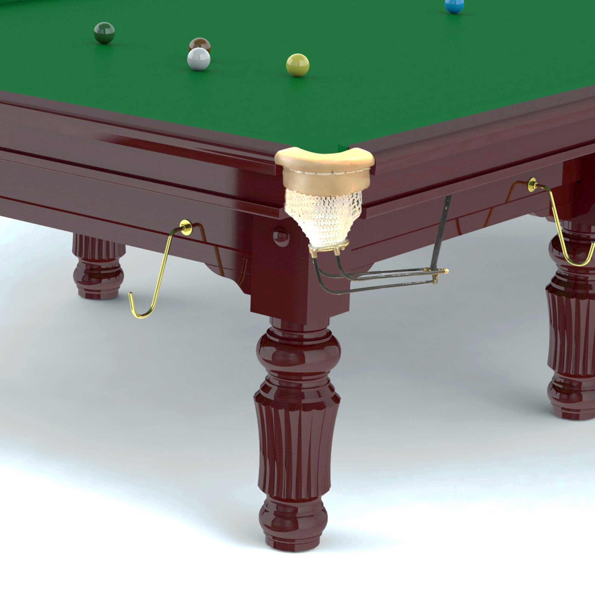 Snooker Netz mit Ring und Ballablaufschiene universal