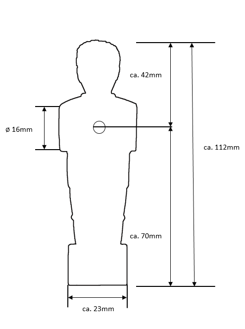 Kickerfigur Master-Cup