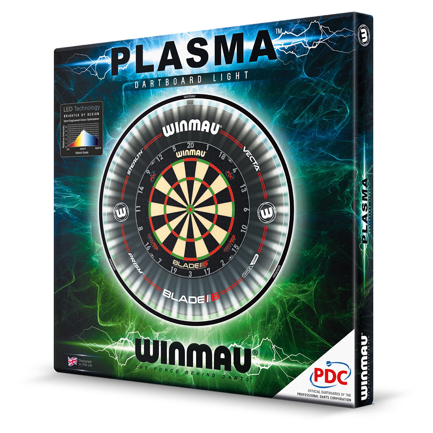 Winmau - Dartboard Beleuchtung - Plasma
