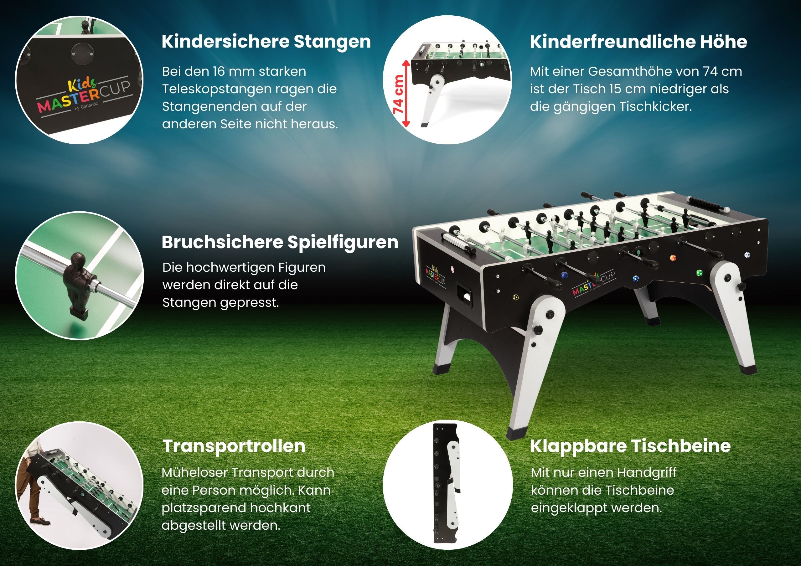 Tischkicker - Garlando MasterCup Kids