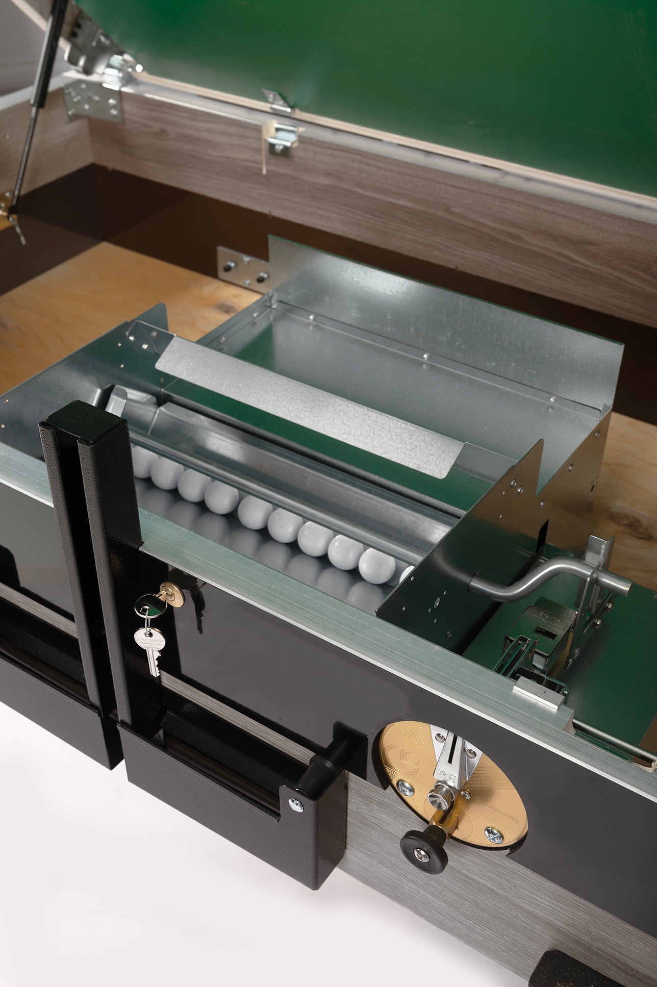 Tischkicker - Garlando Coperto Münz/Glas 1,- €