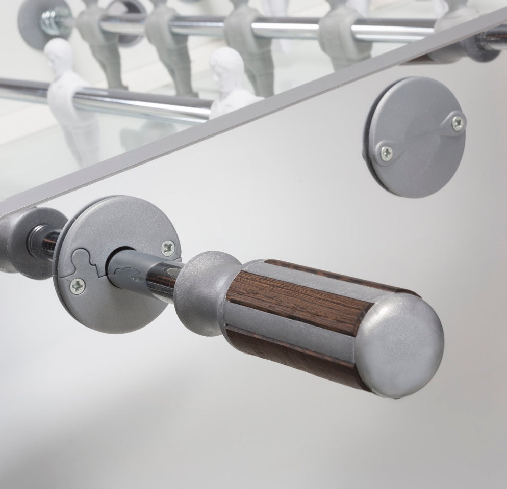 Kickergriff Garlando Exklusiv silber/ birne für 16mm Stangen