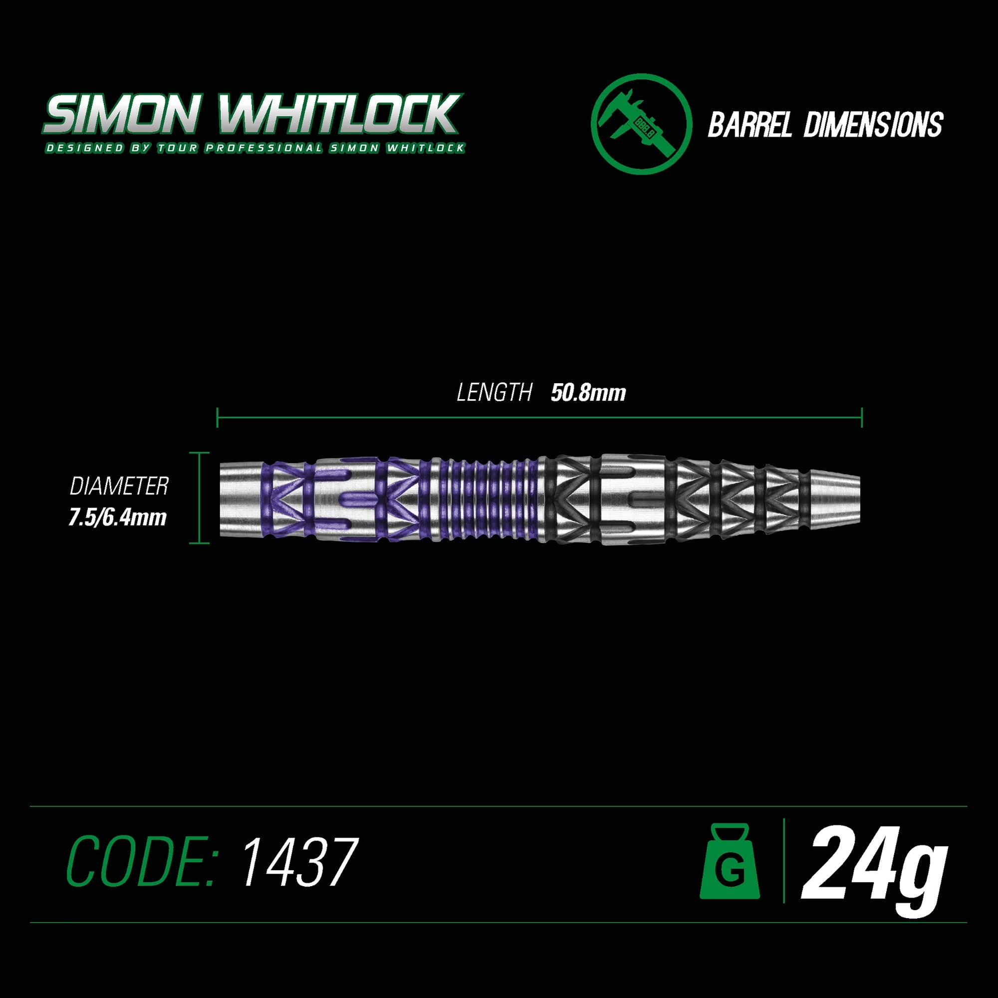 Winmau - Steeldart - S. Whitlock Special Edition