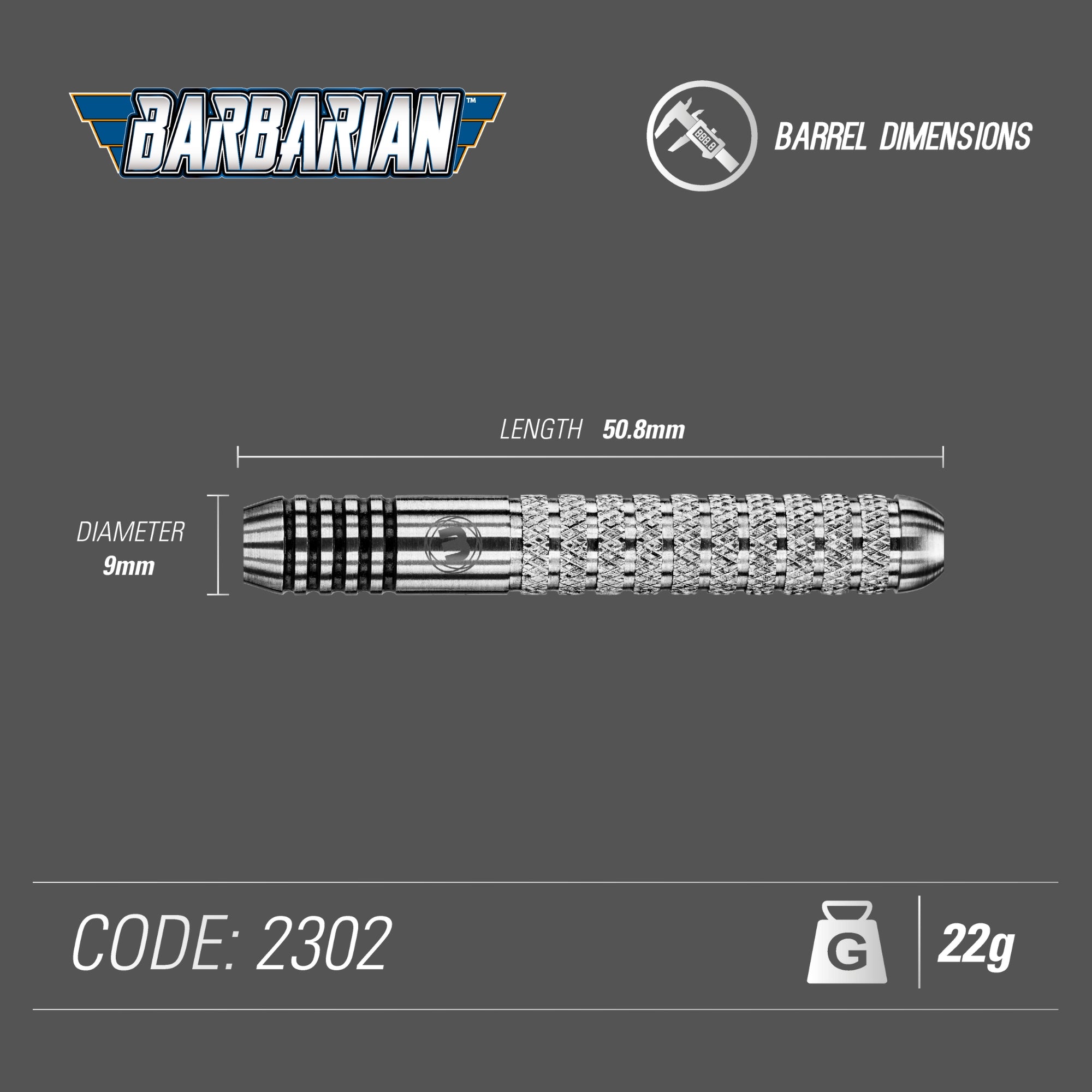 Winmau - Steeldart - Barbarian