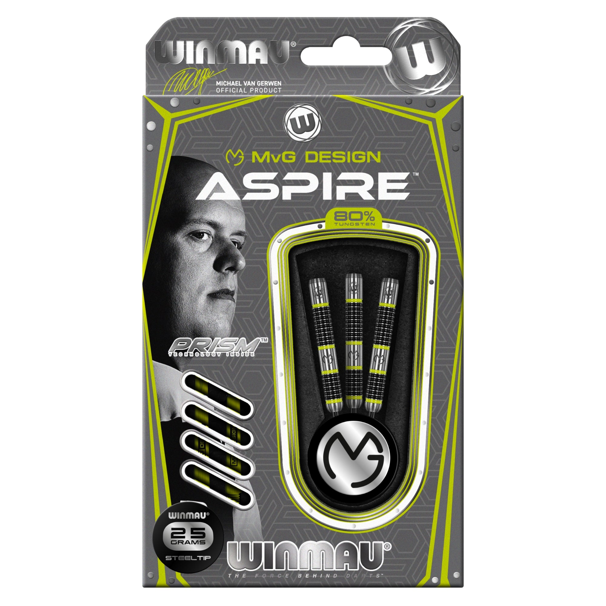 Winmau - Steeldart - MvG Aspire