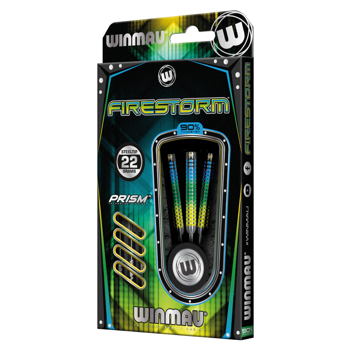 Winmau - Steeldart - Firestorm 22 gr.