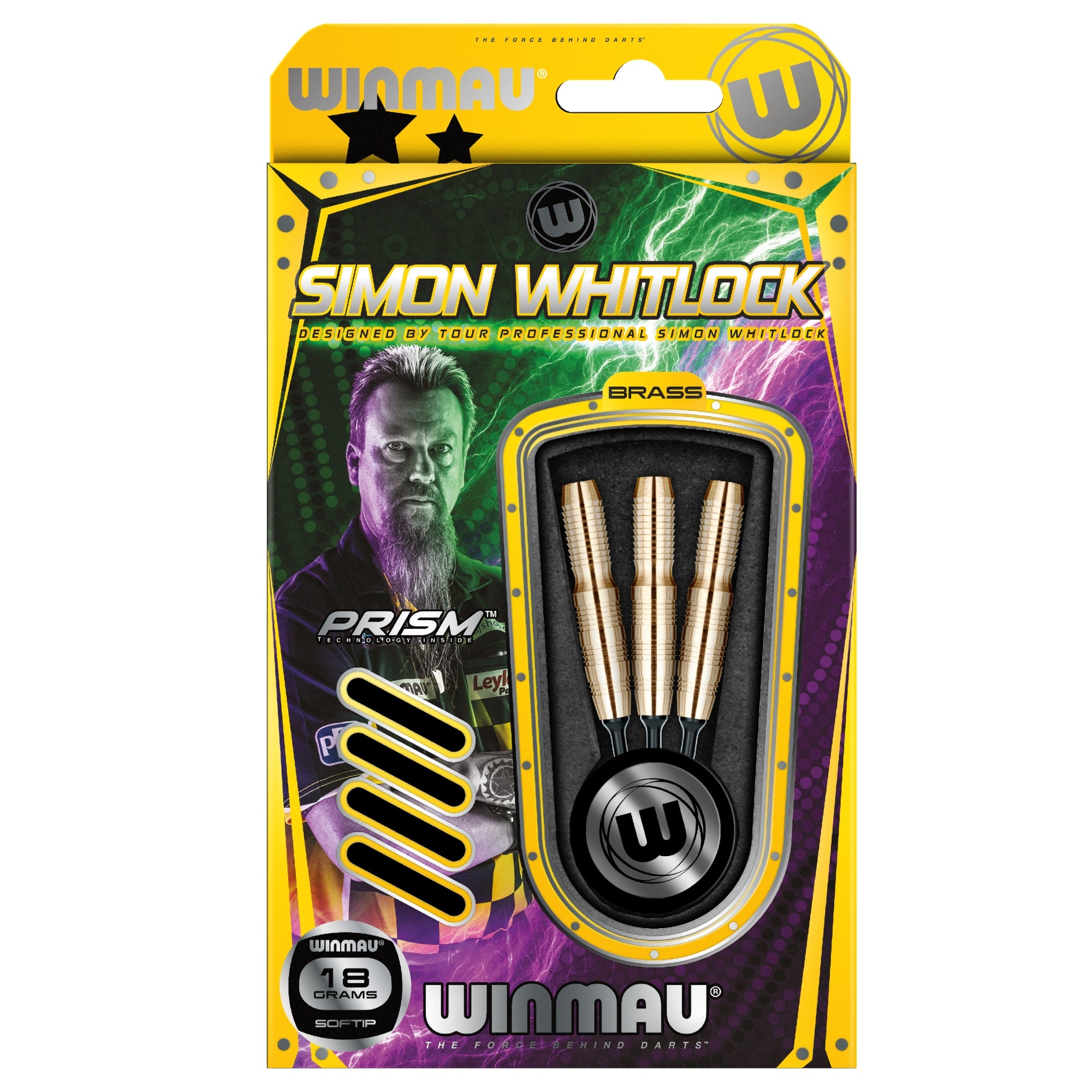 Winmau - Softdart - Simon Whitlock Brass 18 gr.