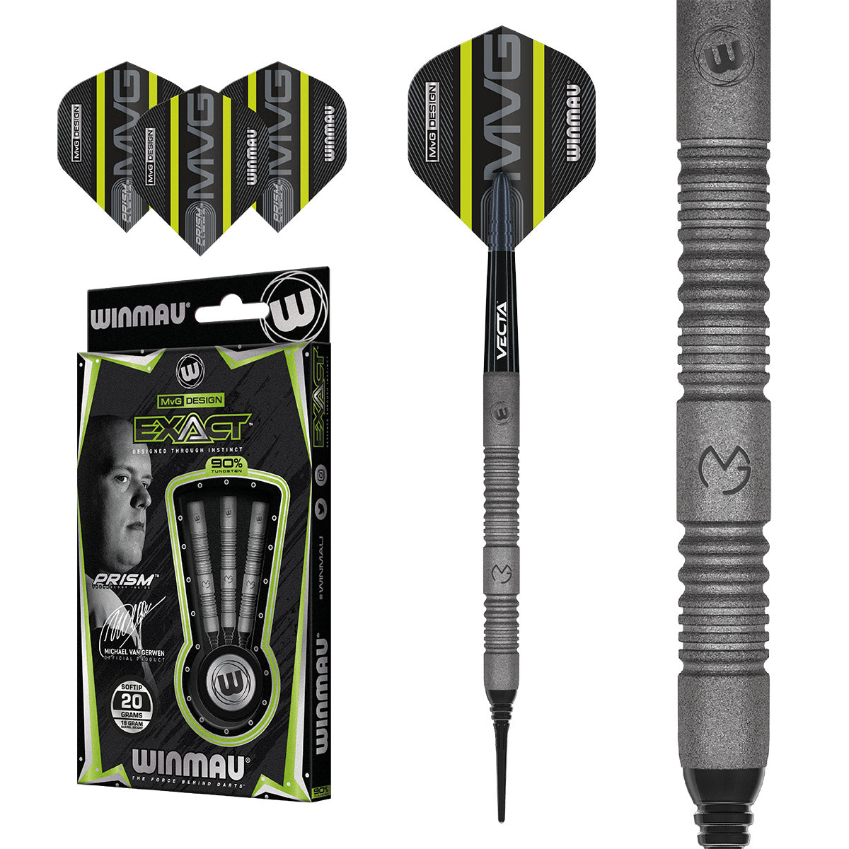 Winmau - Softdart - MvG Exact 20 gr.