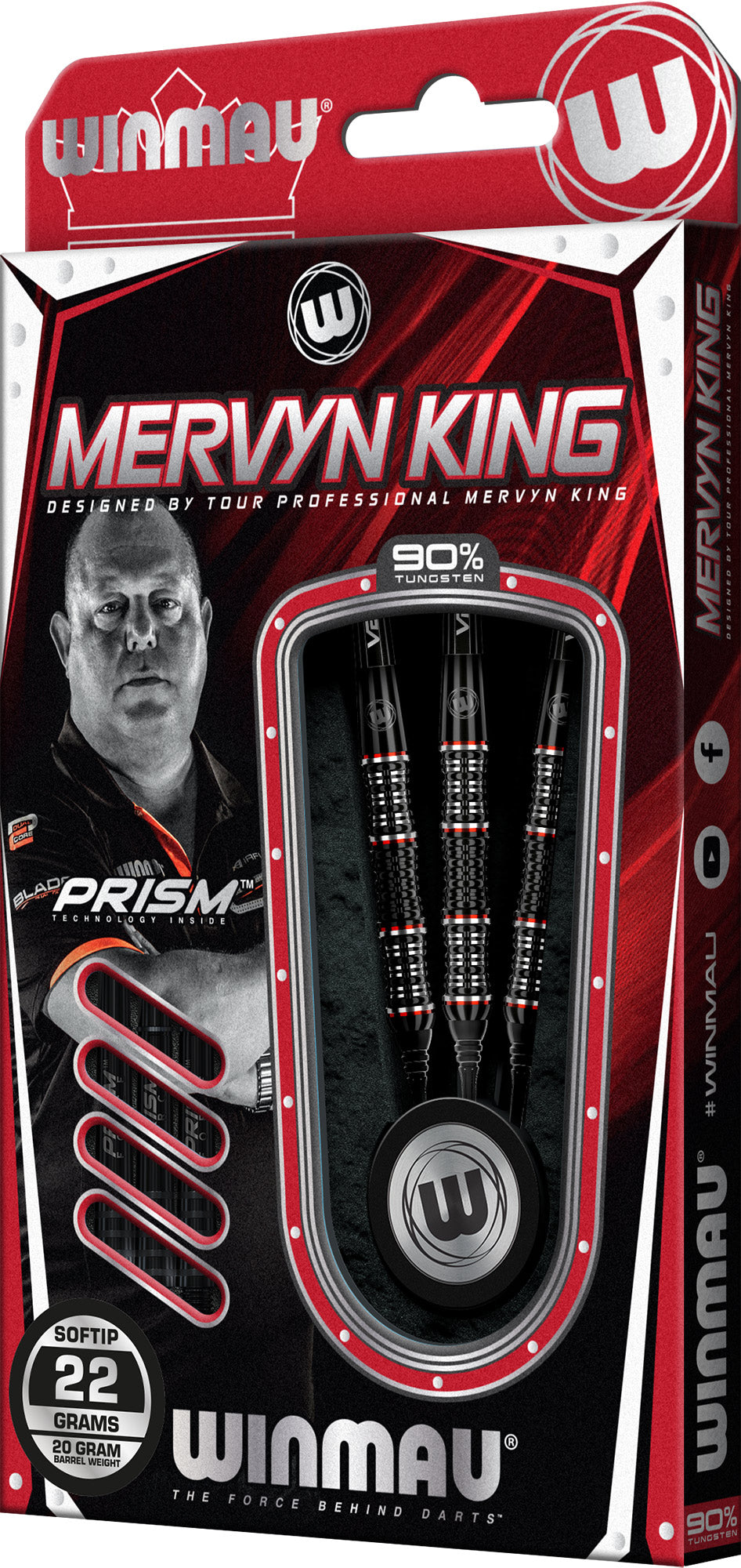 Winmau - Softdart - Mervyn King Special Edtion 20 gr.