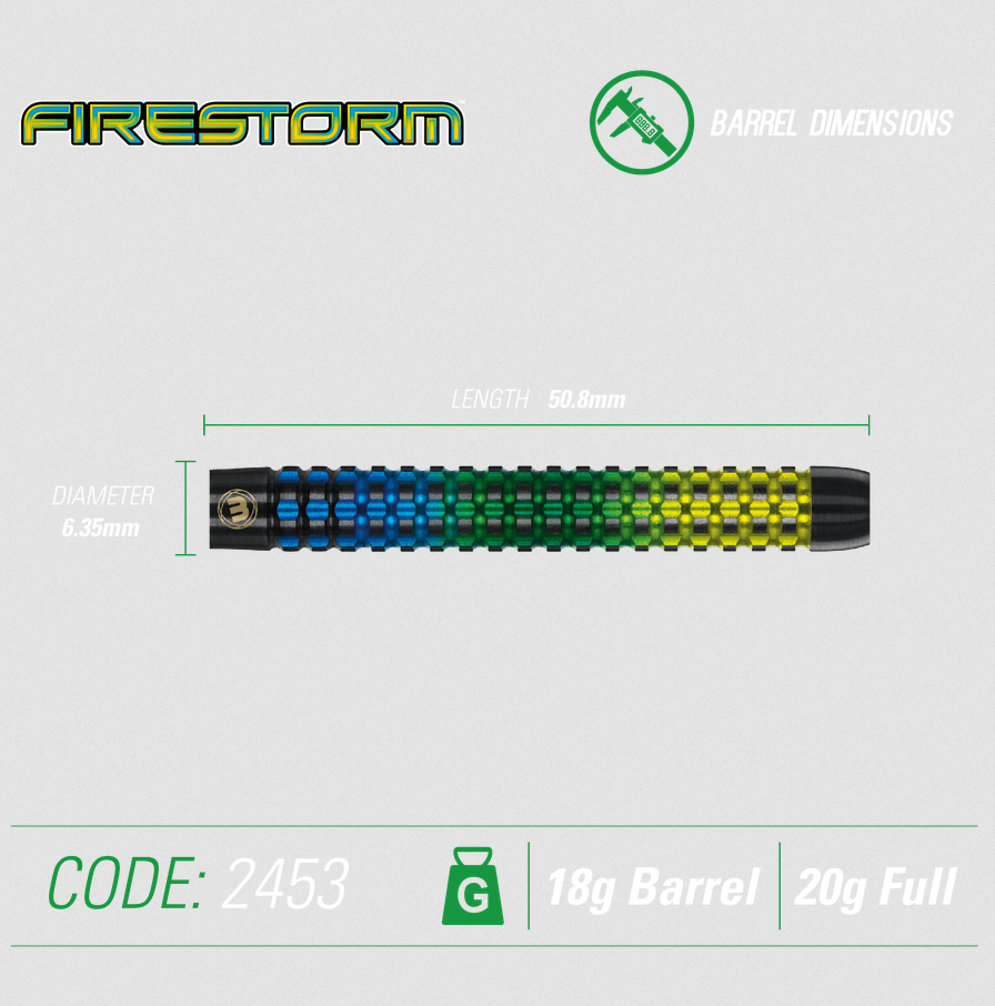 Winmau - Softdart - Firestorm 20 gr.