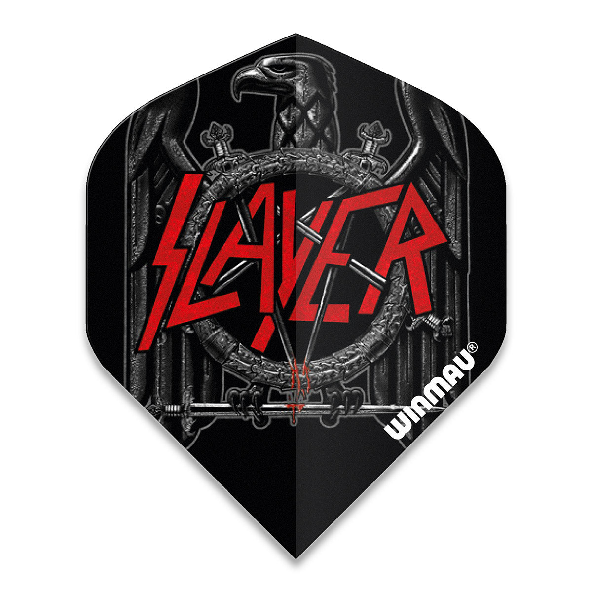 Winmau - Flights - Rock Legends Slayer Black Eagle