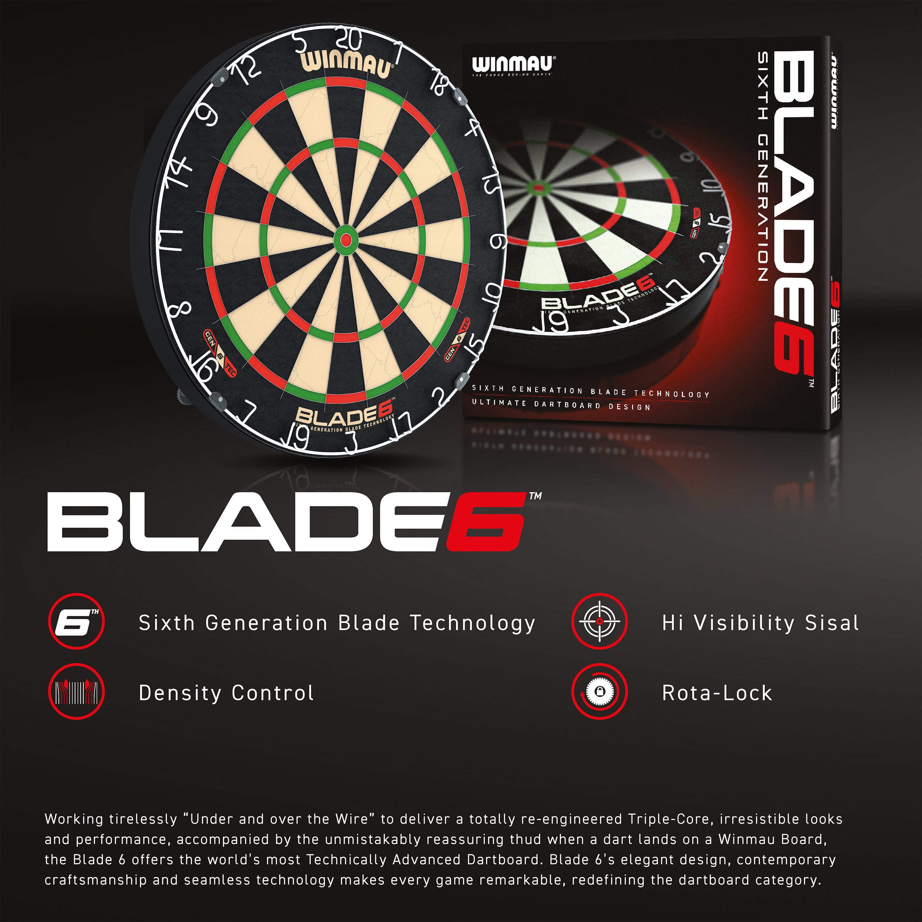 Winmau - Dartboard - Blade 6