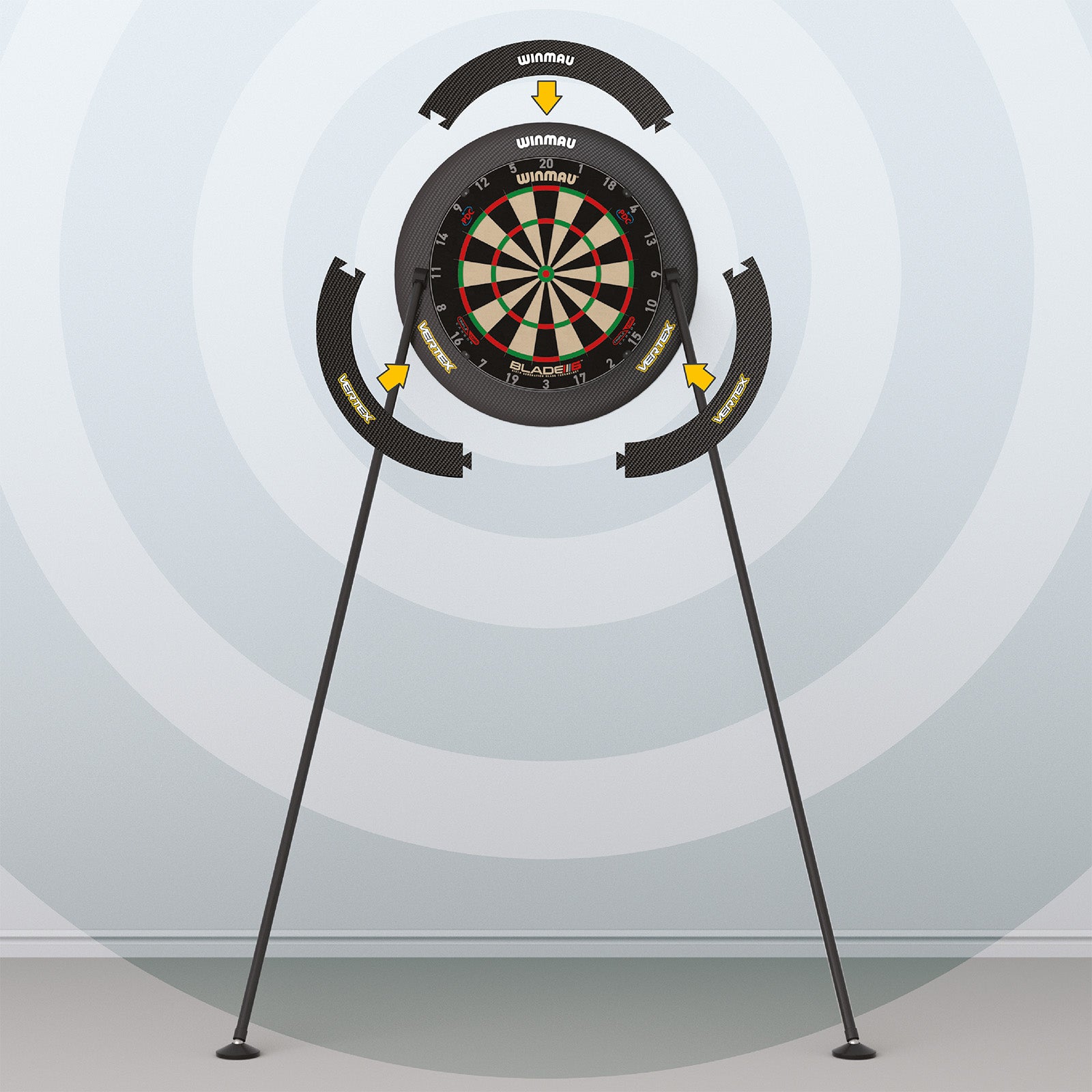 Winmau - Dartboardständer - Vertex