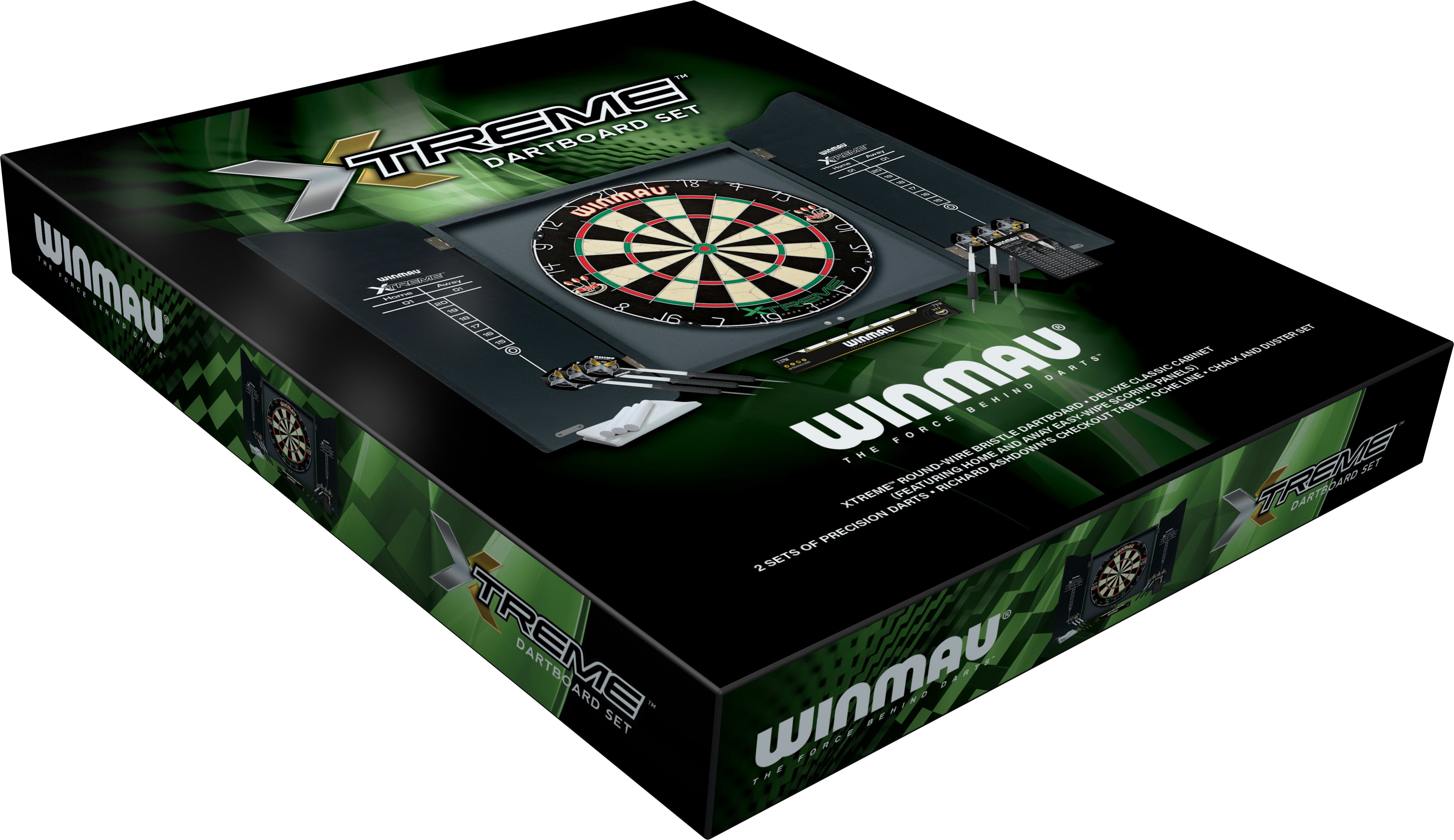 Winmau - Dartboard Set „XTREME“ inkl. Cabinet