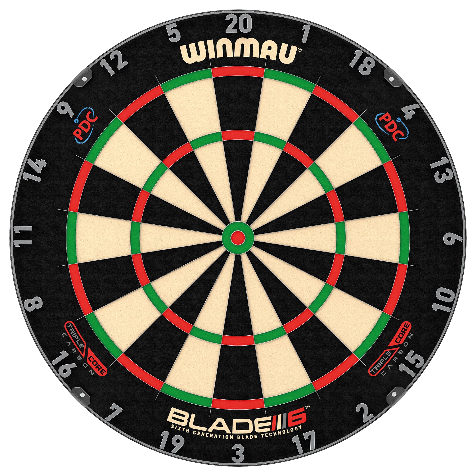 Winmau - Dartboard - Blade 6 Triple Core Carbon PDC