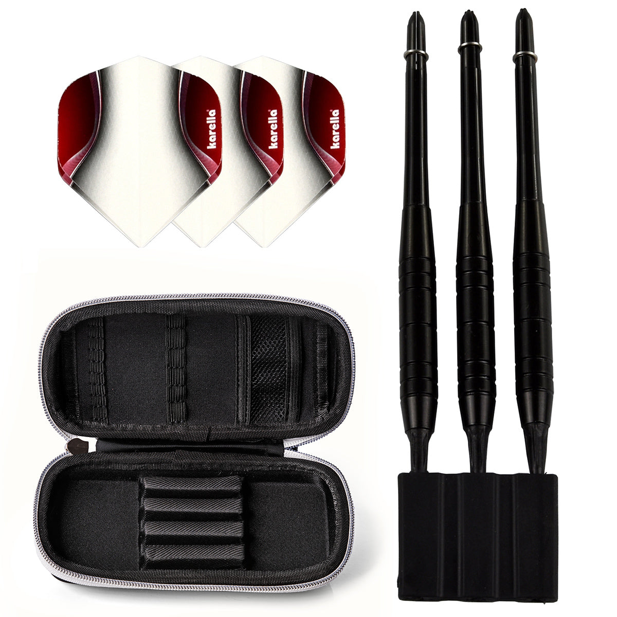 Karella - Dartset - Winner Blackstar - Softdart inkl. Dartcase