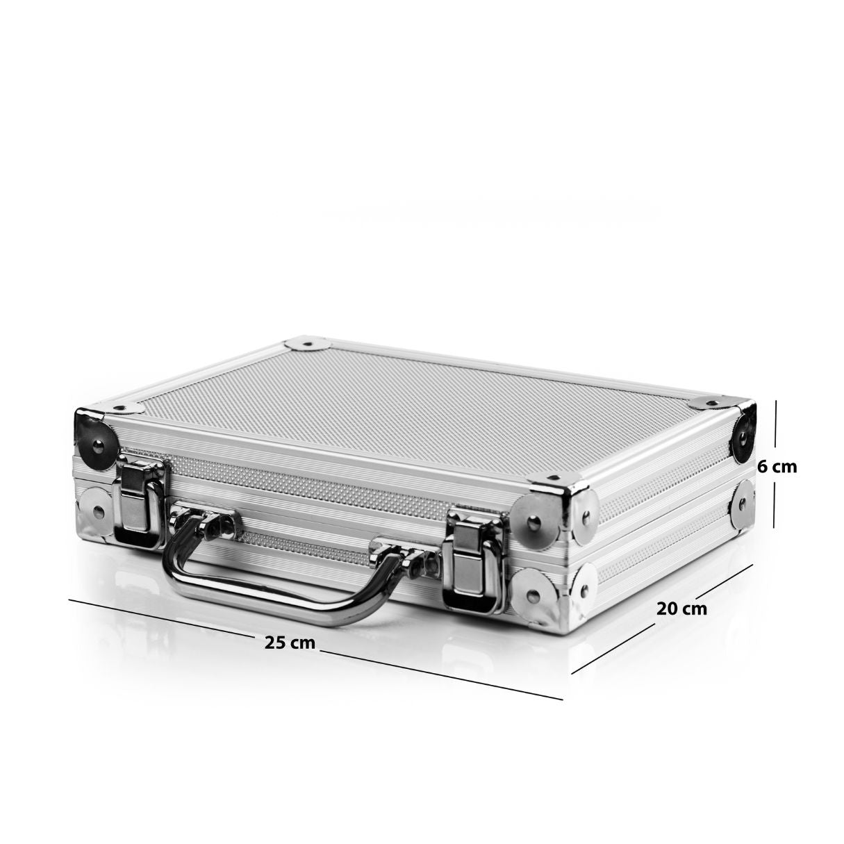 PAK - Dartkoffer Luxus - Alu silber