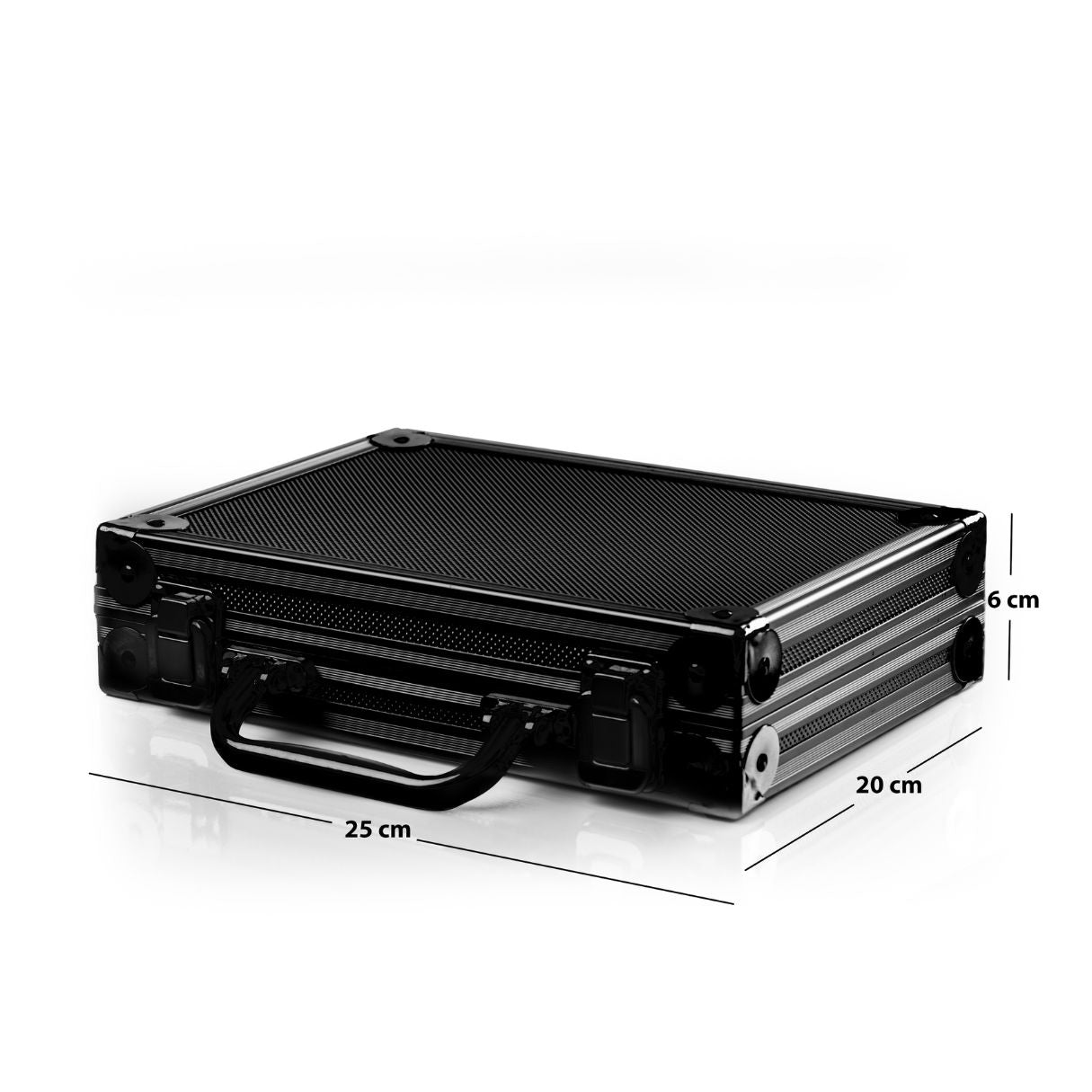 PAK - Dartkoffer Luxus - Alu schwarz