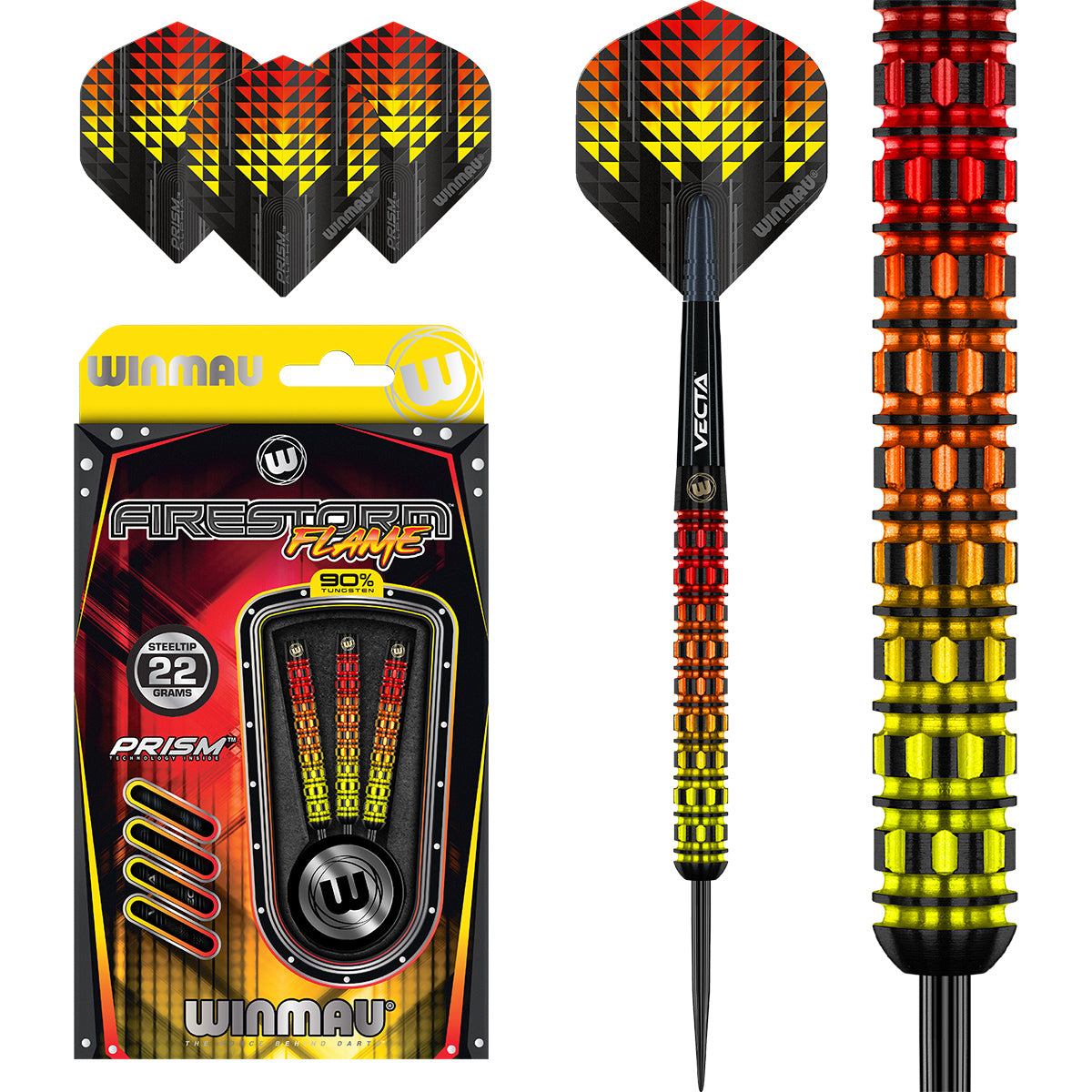 Winmau - Steeldart - Firestorm Flame
