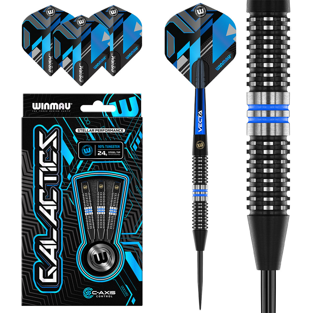 Winmau - Steeldart - Galactics 24 gr.