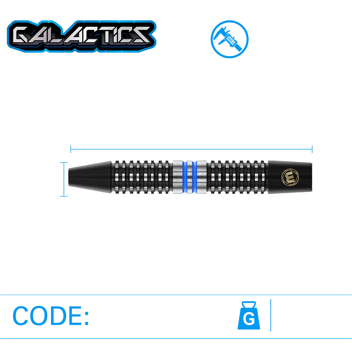 Winmau - Steeldart - Galactics 24 gr.