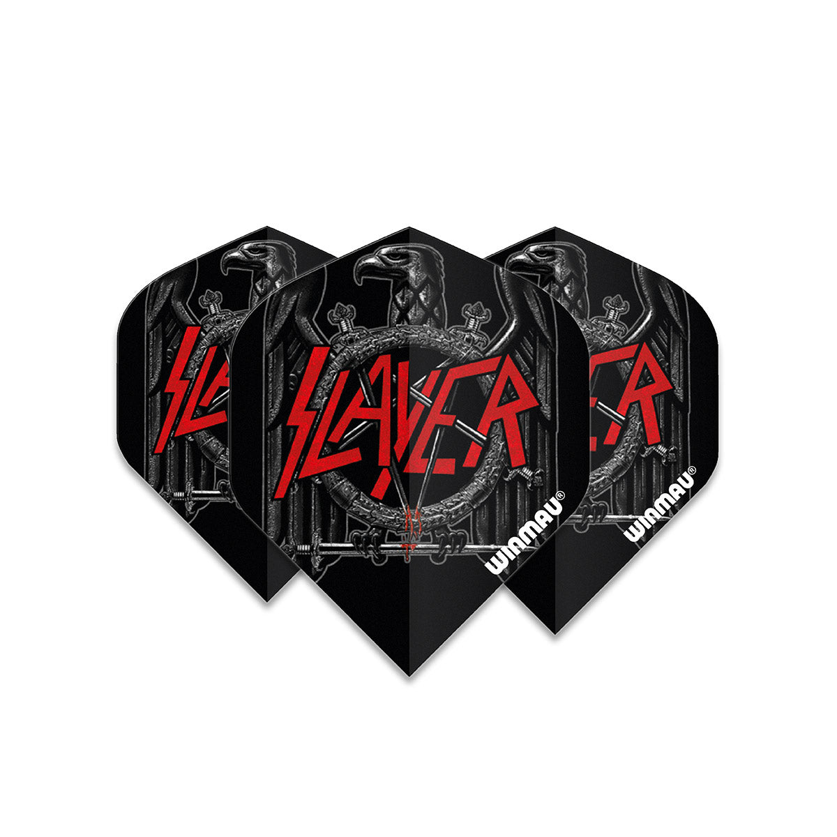 Winmau - Flights - Rock Legends Slayer Black Eagle