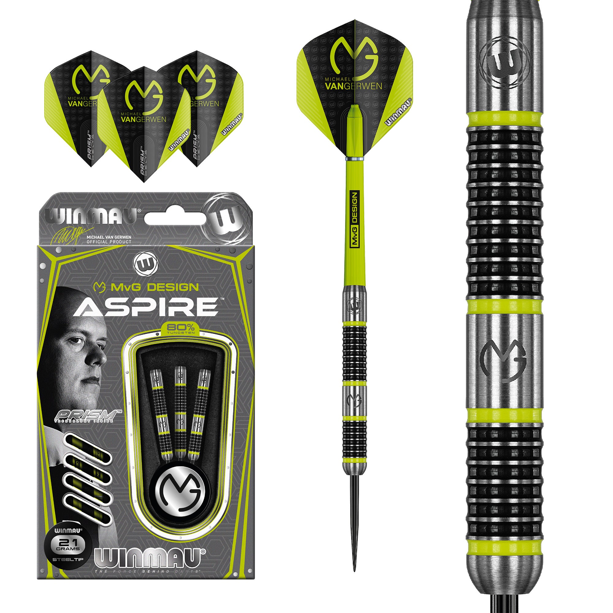 Winmau - Steeldart - MvG Aspire