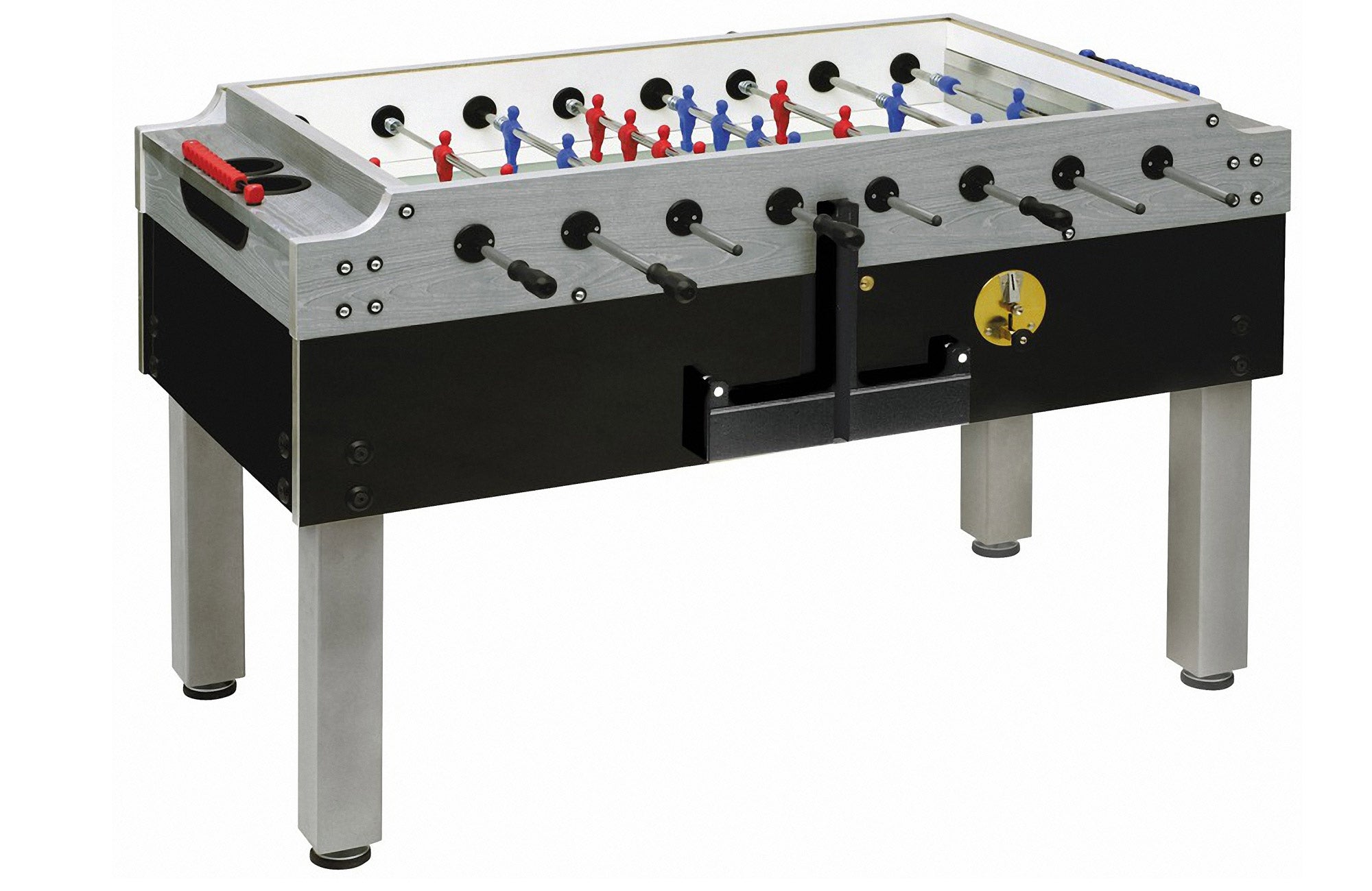 Tischkicker - Garlando Olympic Silver Münz/Glas 1,- €