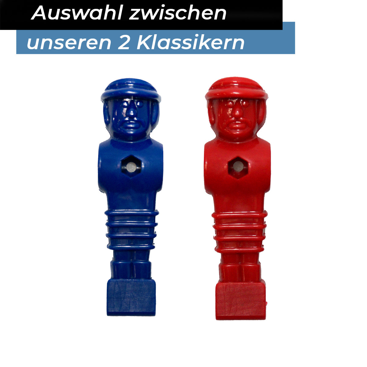 Bandito - Kickerfigur MasterCup rot für 16 mm Kickerstangen (11 St.)