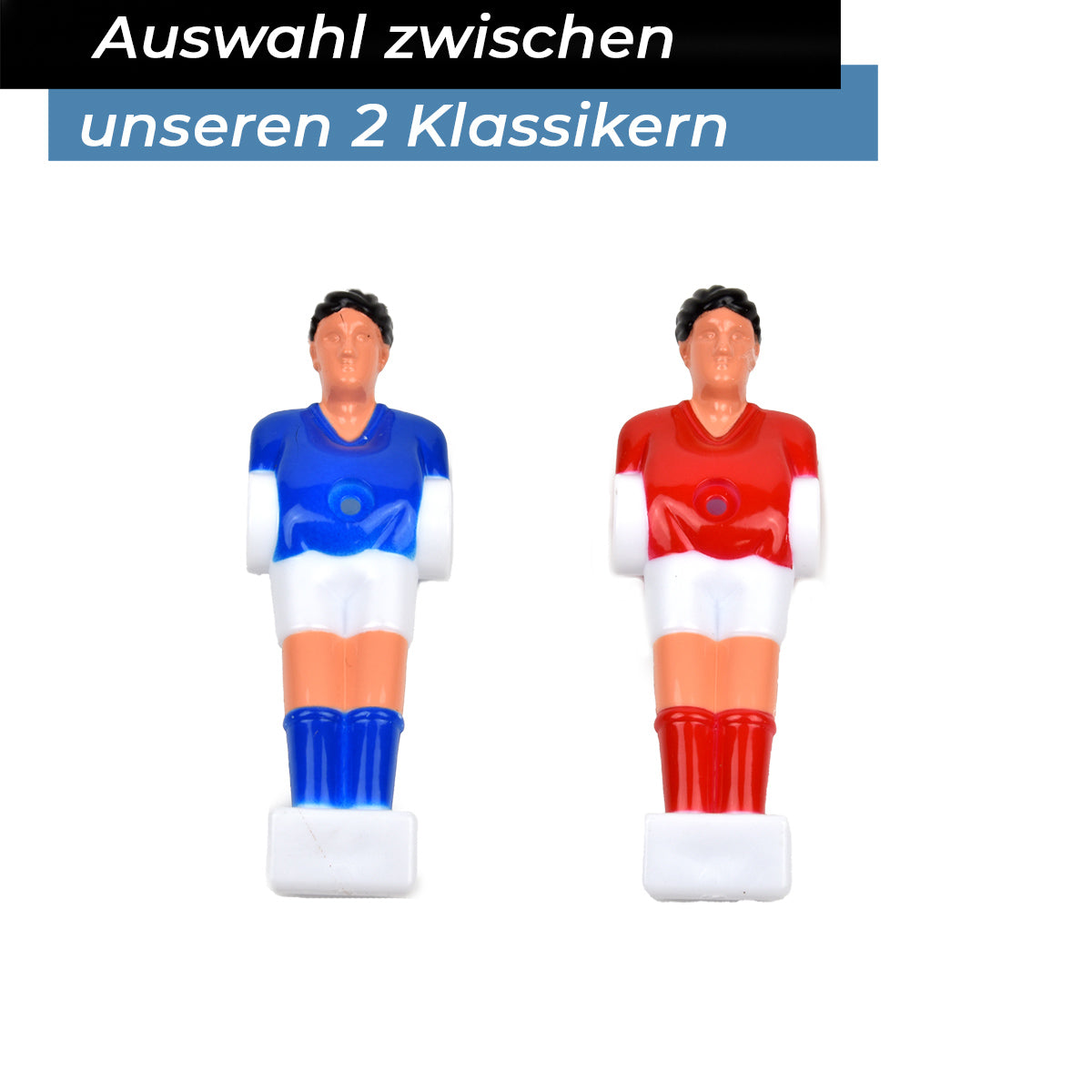 Bandito - Kickerfigur Hobby rot für 13 mm Kickerstangen (11 St.)