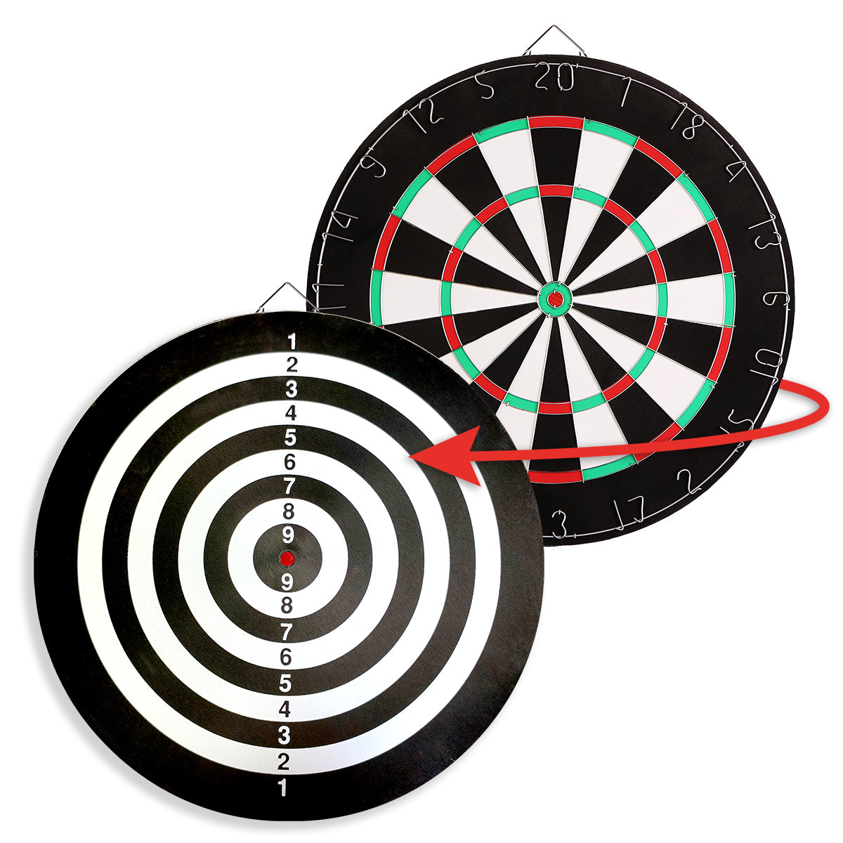 Karella - Dartboard Training Set inkl. 2 Set Darts