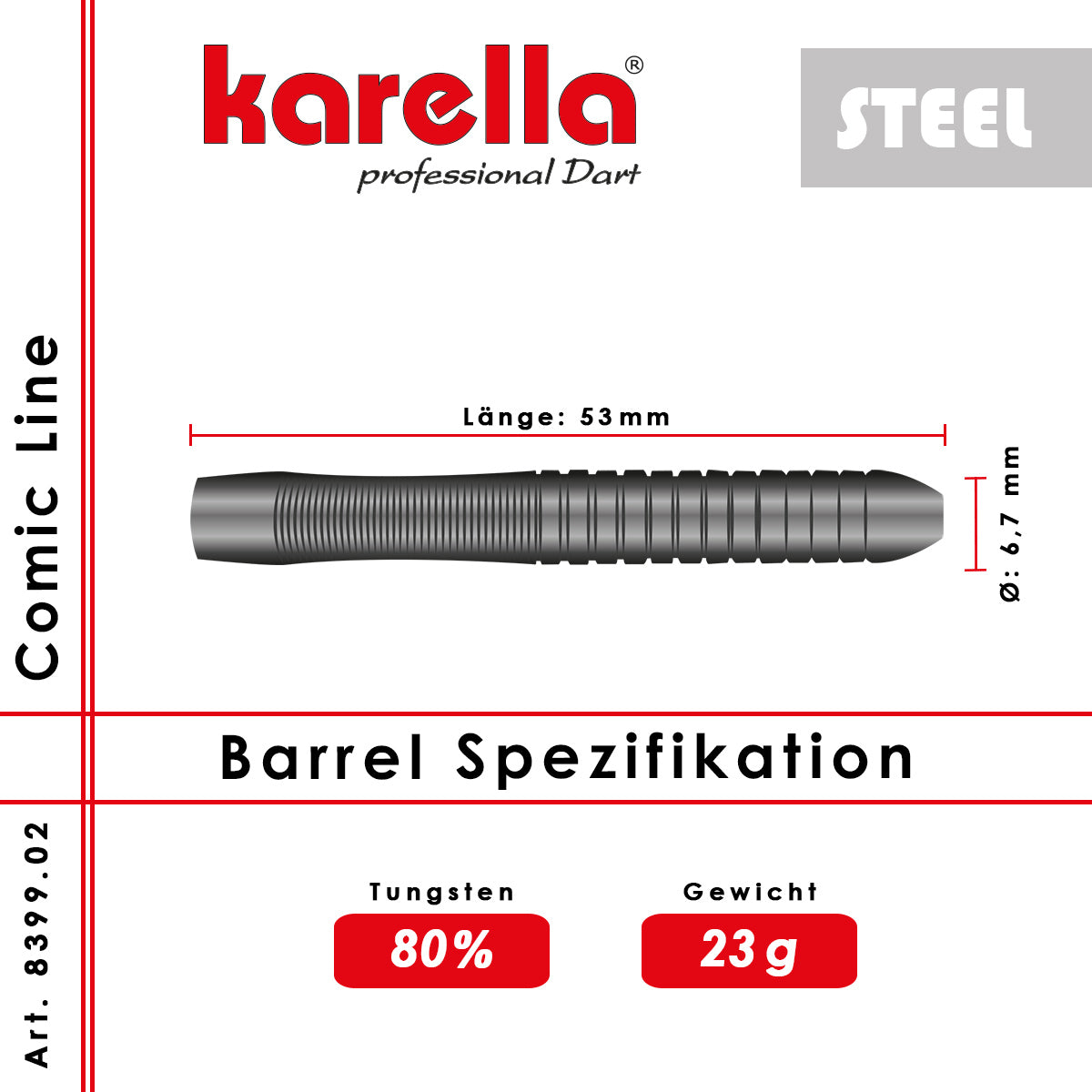 Karella - Steeldart - Comic Line CL-2 23 gr.