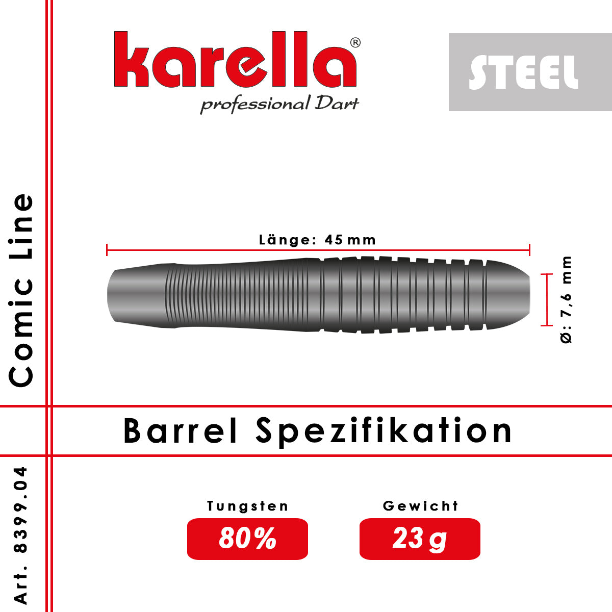 Karella - Steeldart - Comic Line CL-4 23 gr.