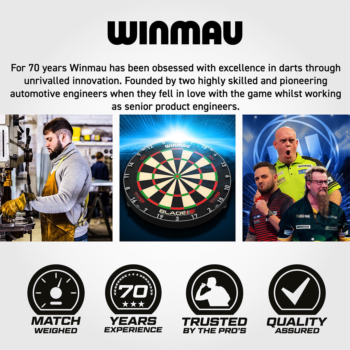 Winmau - Surround Blade 360 schwarz
