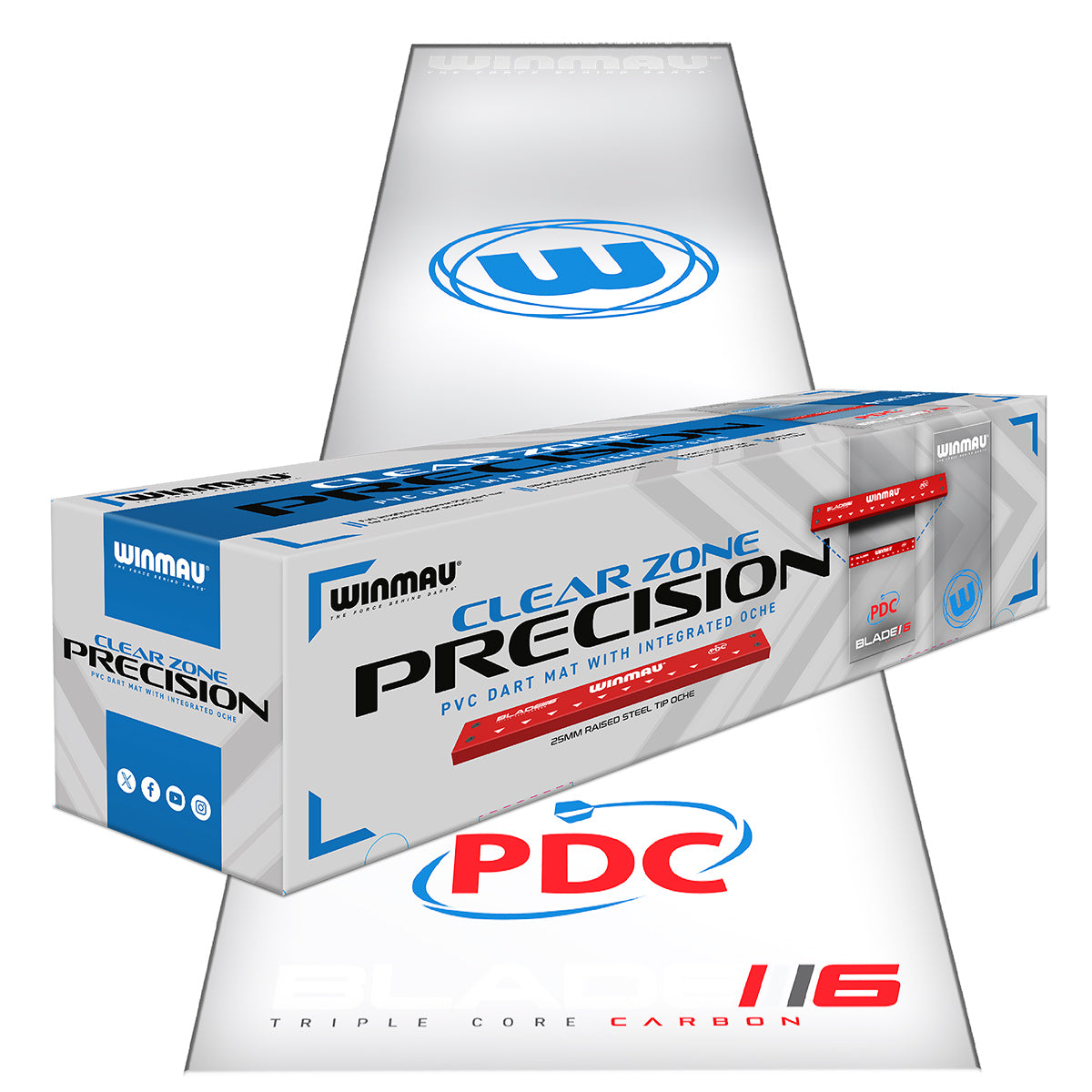 Winmau - Dartmatte - Clearzone