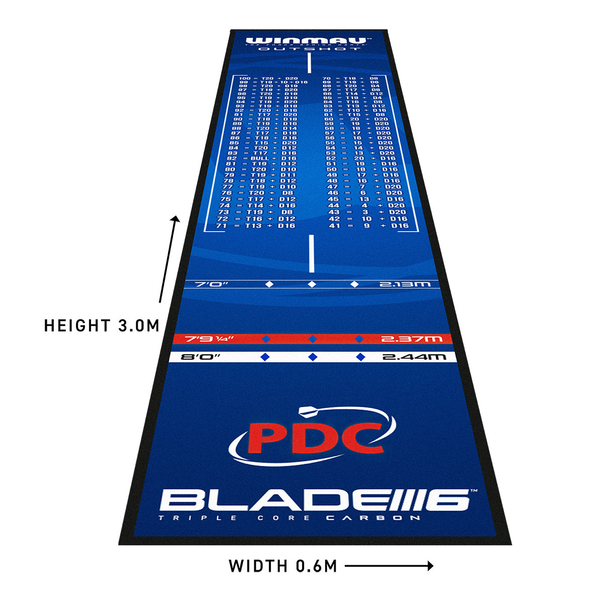 Winmau - Dartmatte - OUTSHOT
