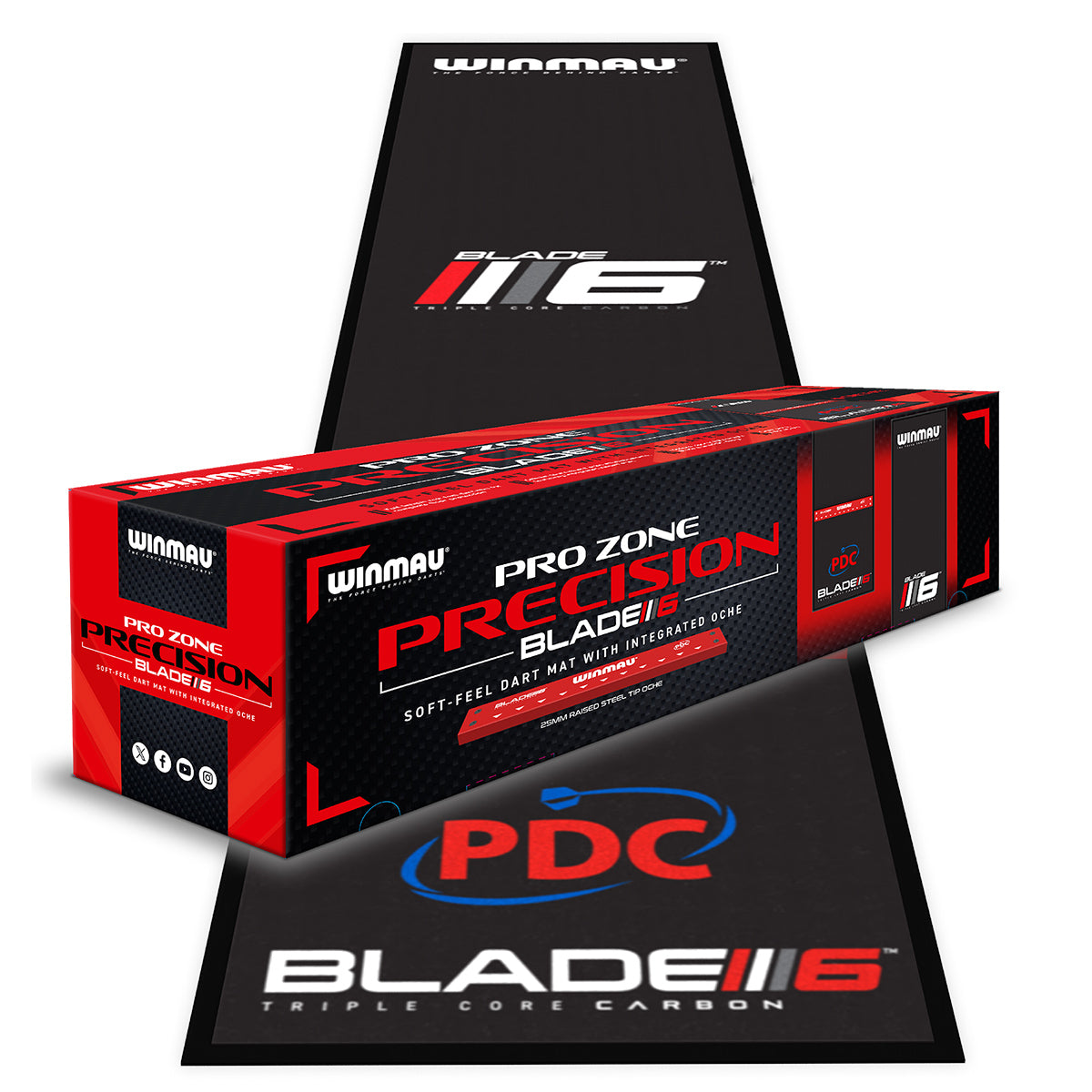 Winmau - Dartmatte - Pro Zone Soft Blade 6