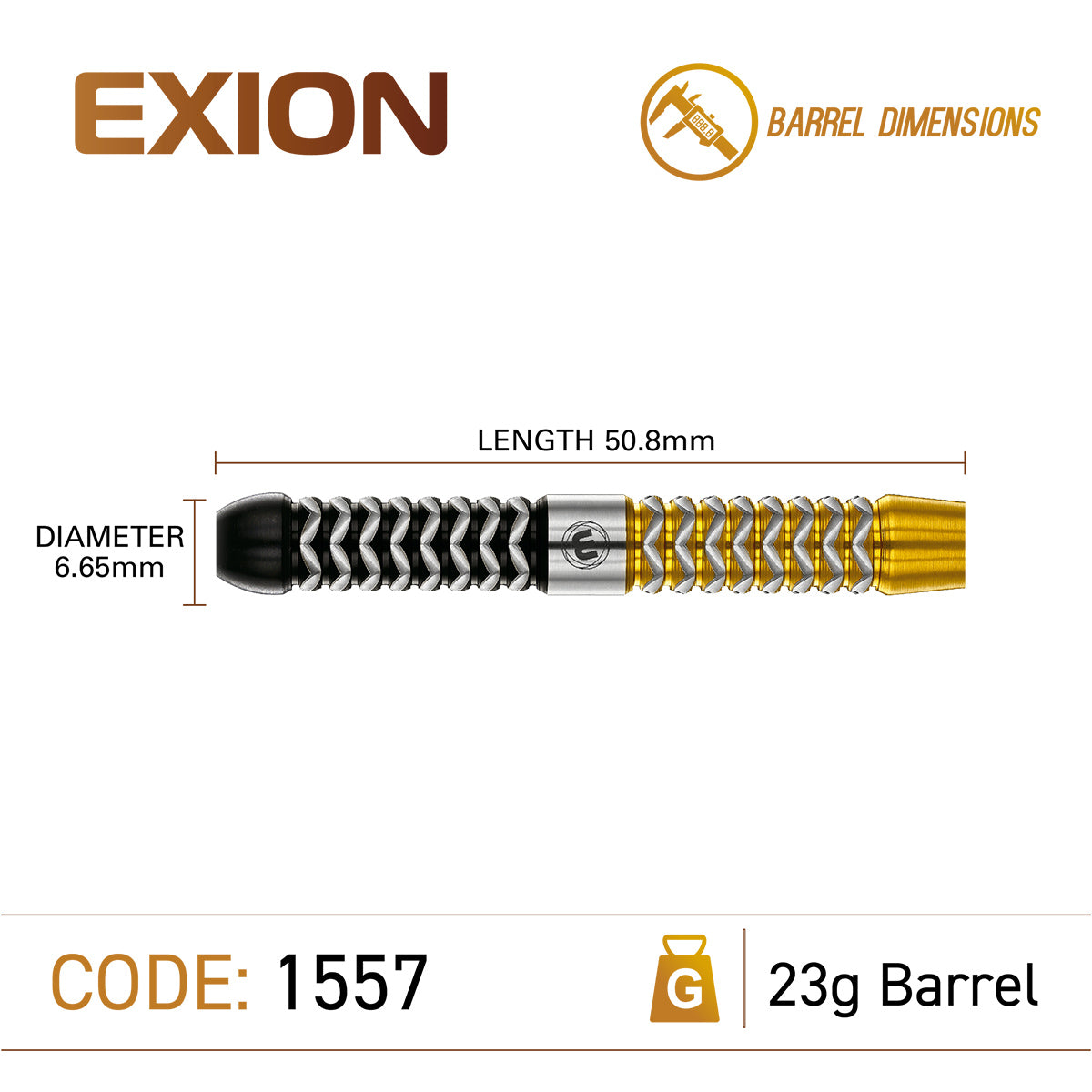 Winmau - Steeldart - Exion 23 gr.