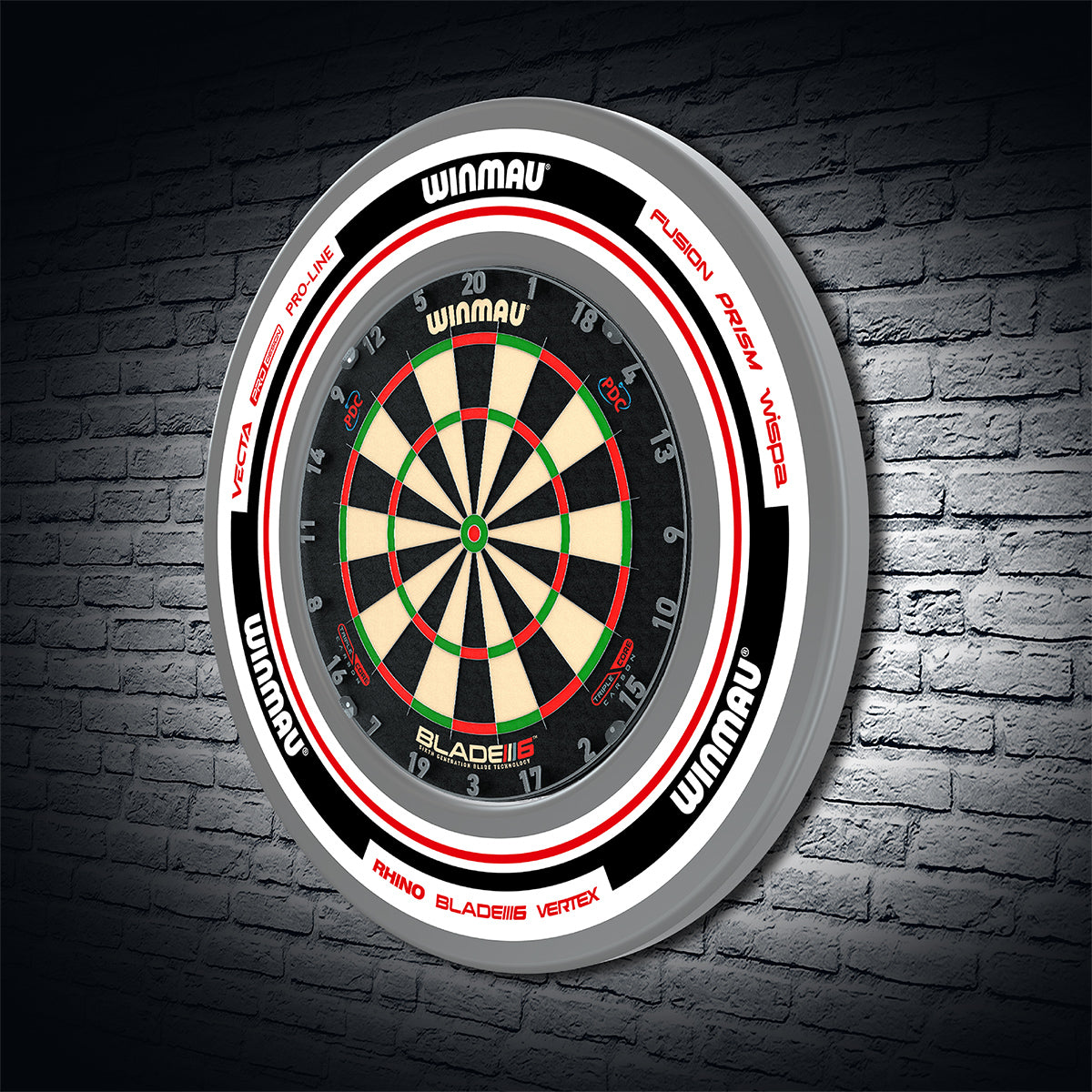 Winmau - Surround - Advance white/red