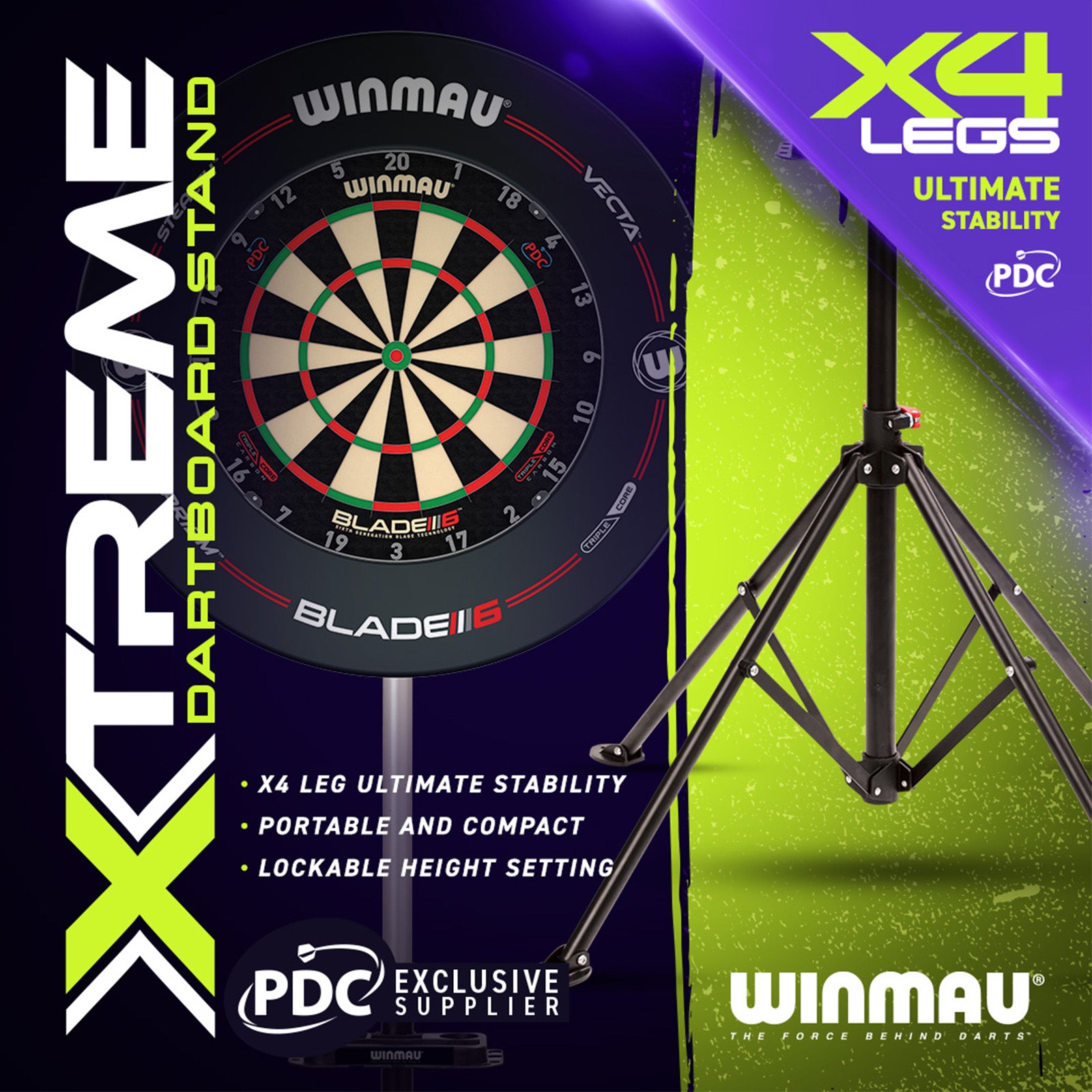 Winmau - Dartboardständer - Xtreme 2
