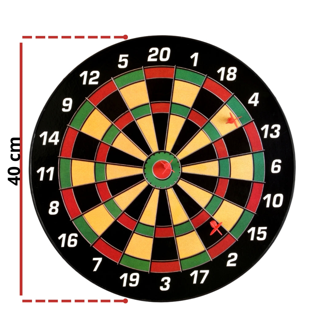 Karella - Dartboard Magnet - Modell Family inkl. 6 Magnetdarts