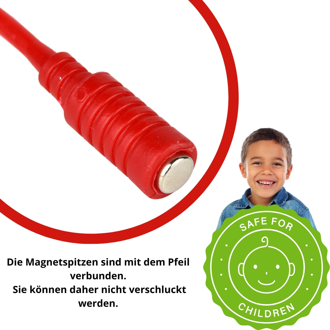 Karella - Dartboard Magnet - Modell Family inkl. 6 Magnetdarts