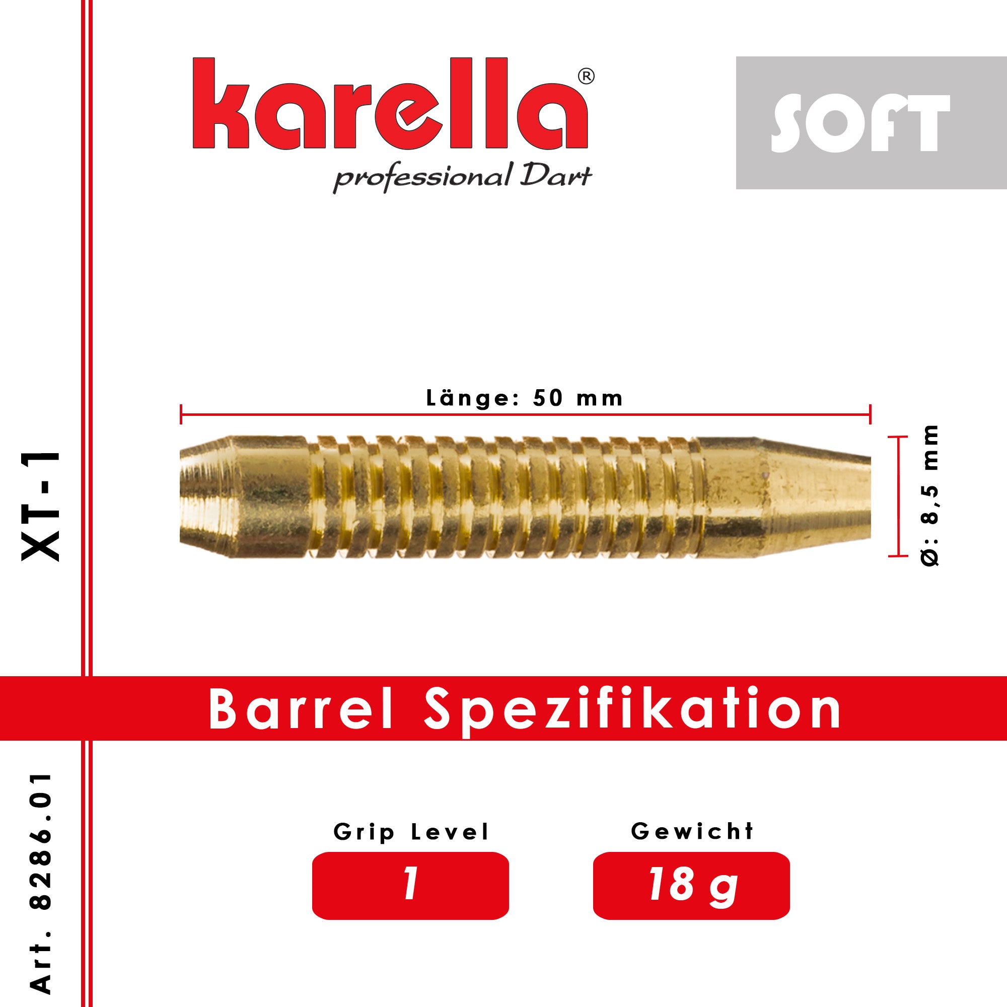 Karella - Softdart - XT-1 18 gr.