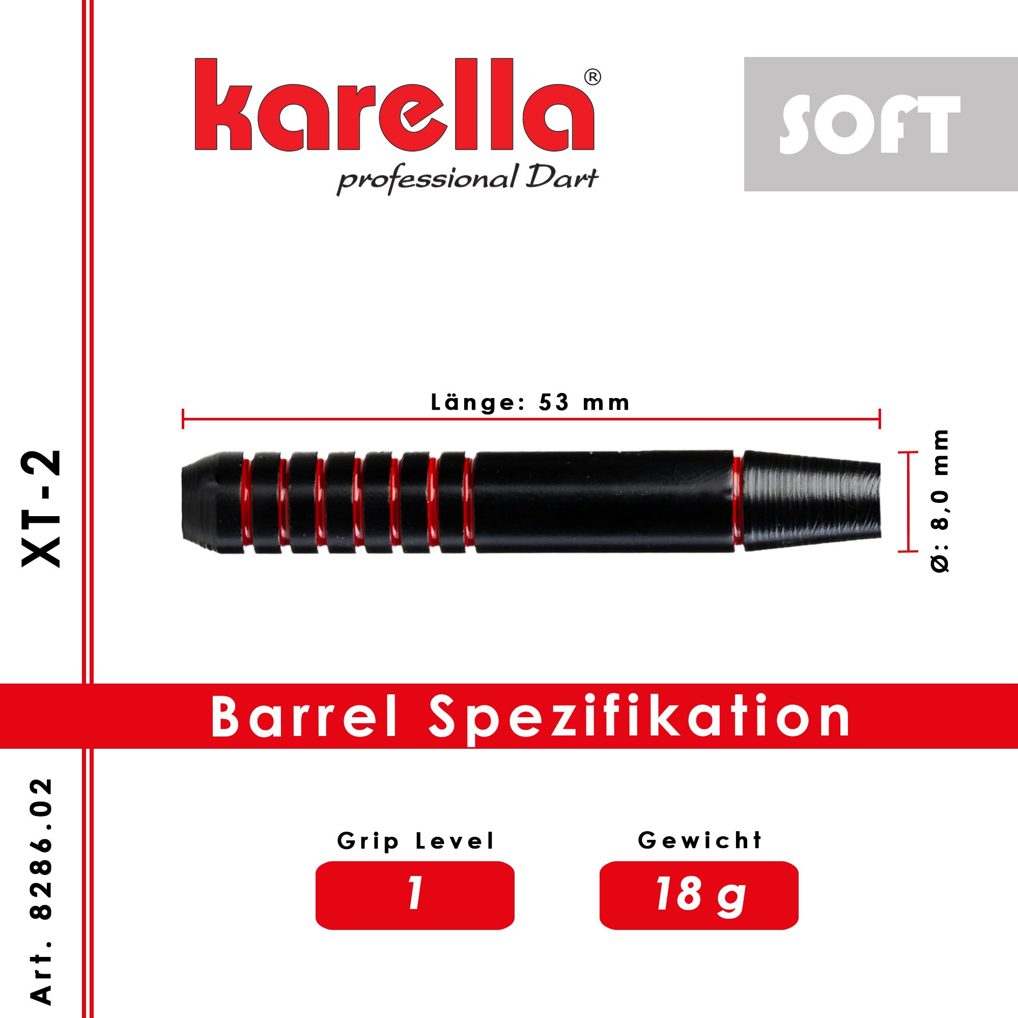 Karella - Softdart - XT-2 18 gr.