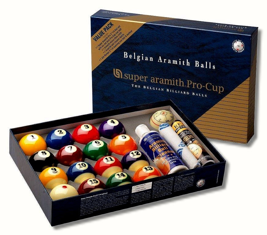 Kugeln Pool Super Aramith Pro 57,2 mm Value Pack
