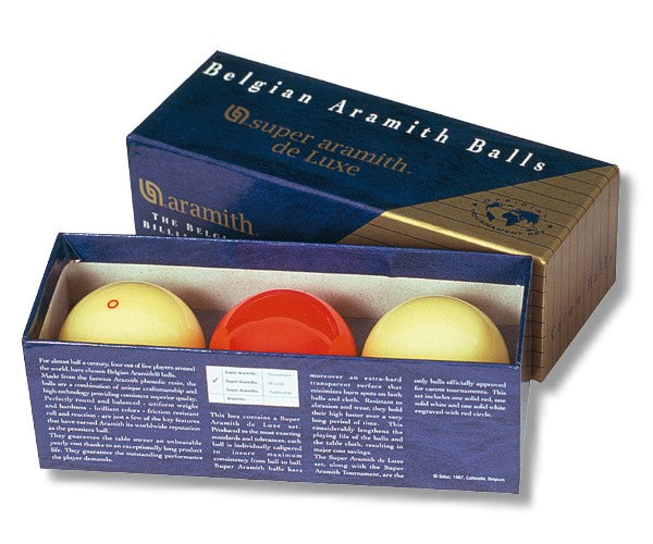 Kugeln Carom Super Aramith DeLuxe 61,5 mm