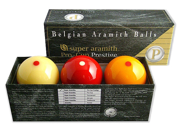 Kugeln Carom Super Aramith Pro-Cup Prestige 61,5 mm