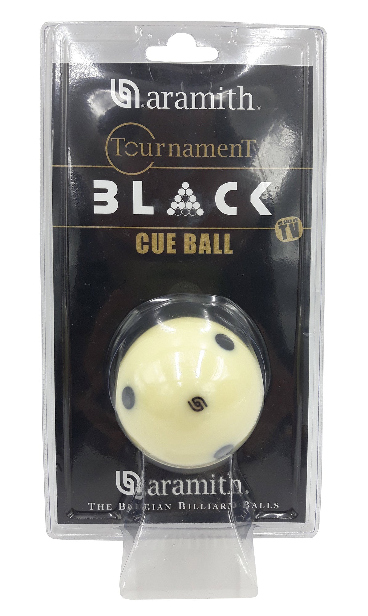 Spielball Aramith Tournament Black Dot 57,2 mm